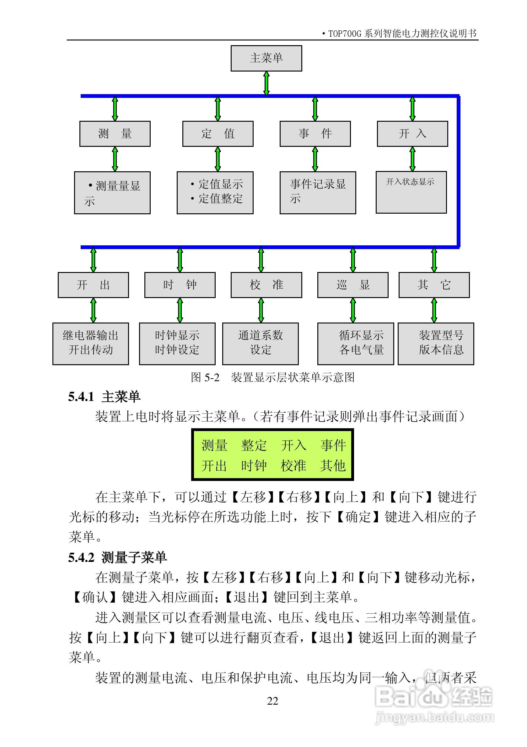 拓普TOP700G系列智能电力测控仪说明书:[3]