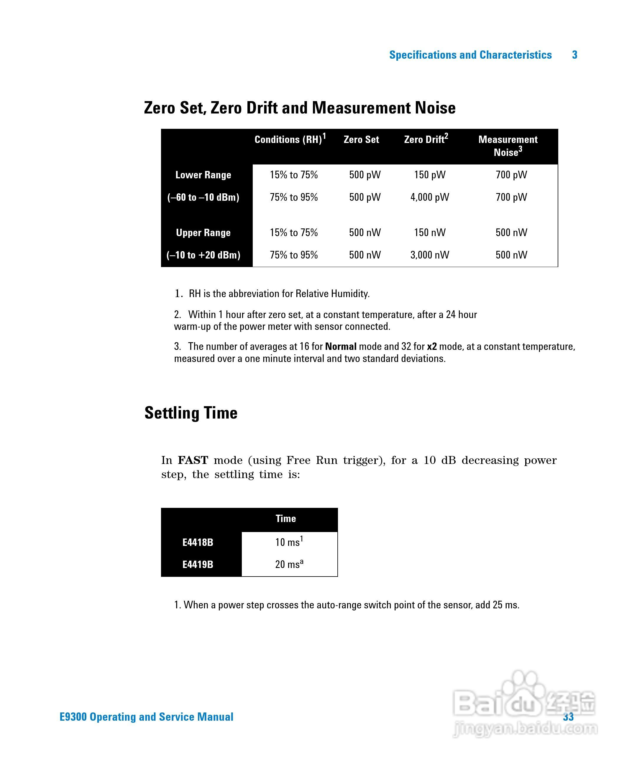 E9301A功率感测器使用手册:[6]