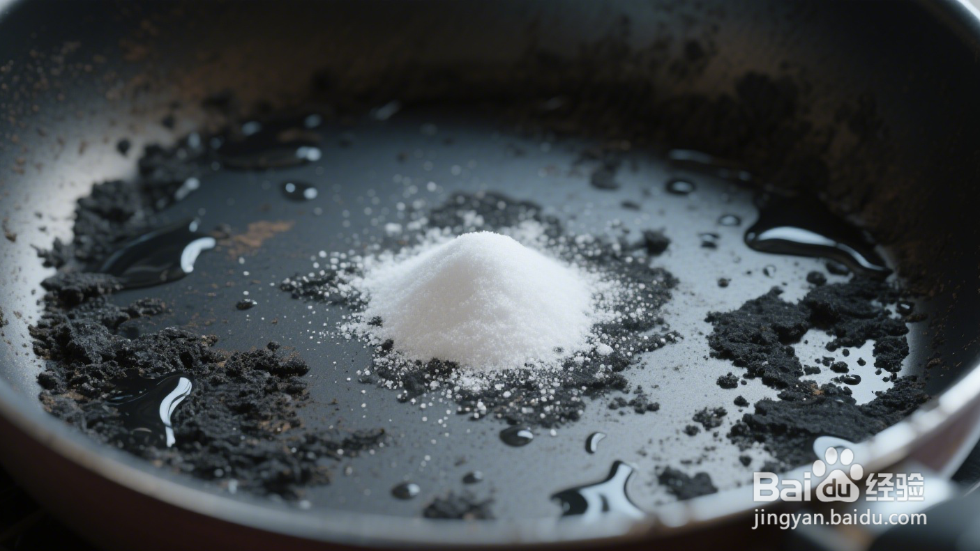 怎样彻底清理锅底的黑垢?