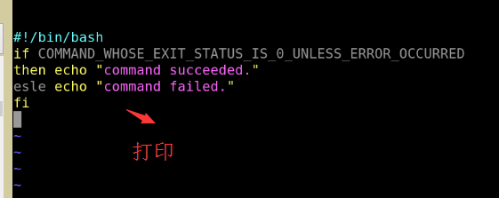 linux里打印Command failed的方法