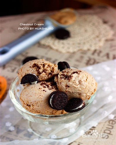 #清凉High一夏#【板栗椰奶冰淇淋】