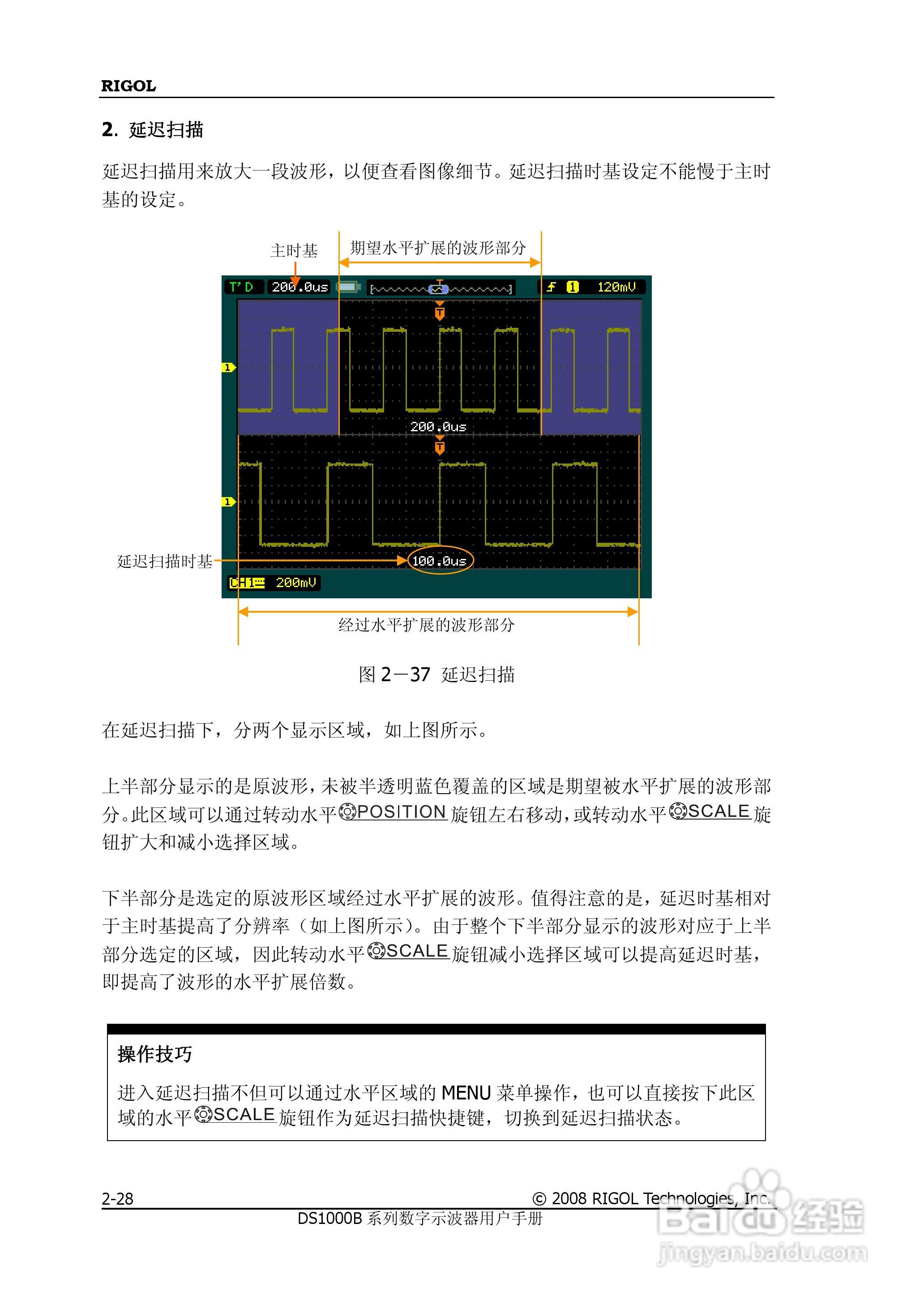 普源DS1000B系列数字示波器说明书:[6]