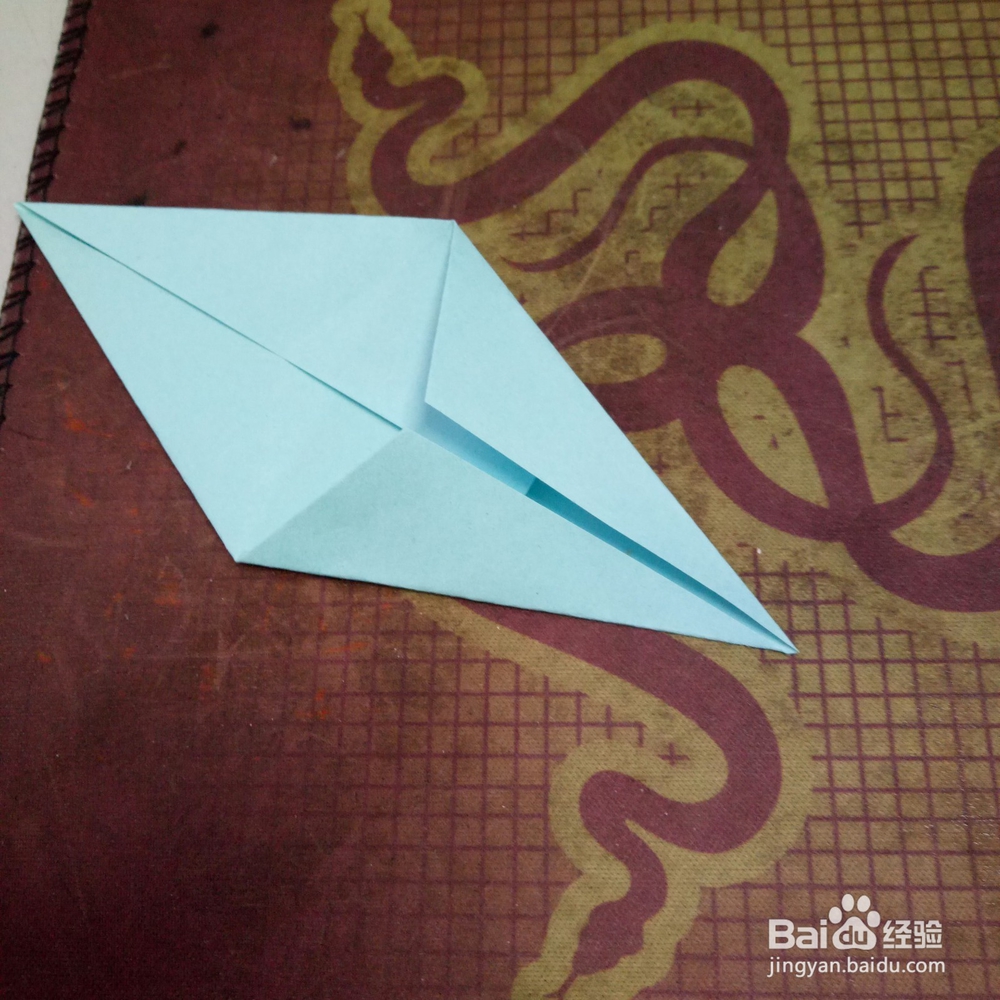 旋转花的折纸方法