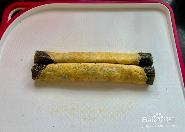家庭自制紫菜卷