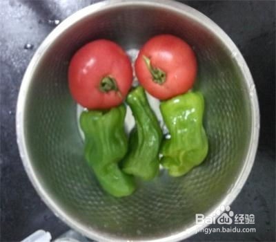 家常营养菜—西红柿炒青椒