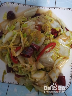 辣椒炒白菜做法