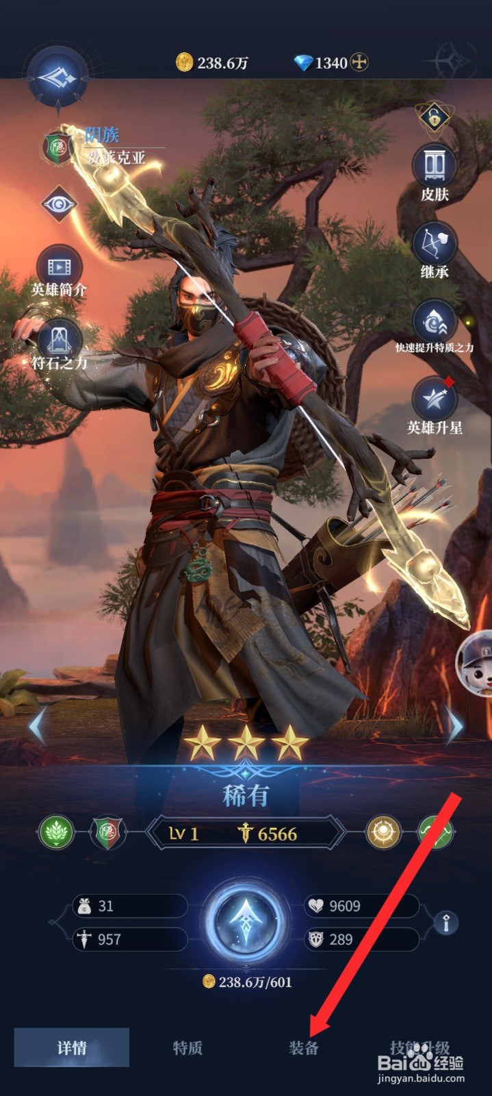 传承利萨斯英雄的费莱克亚如何穿戴装备