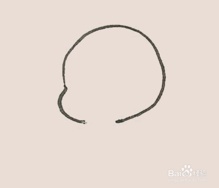 大象的简笔画法