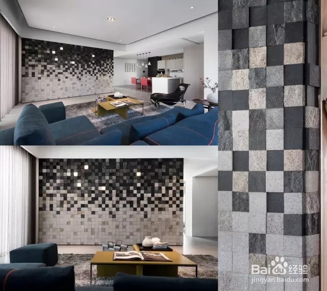 客厅背景墙也可以很高调！