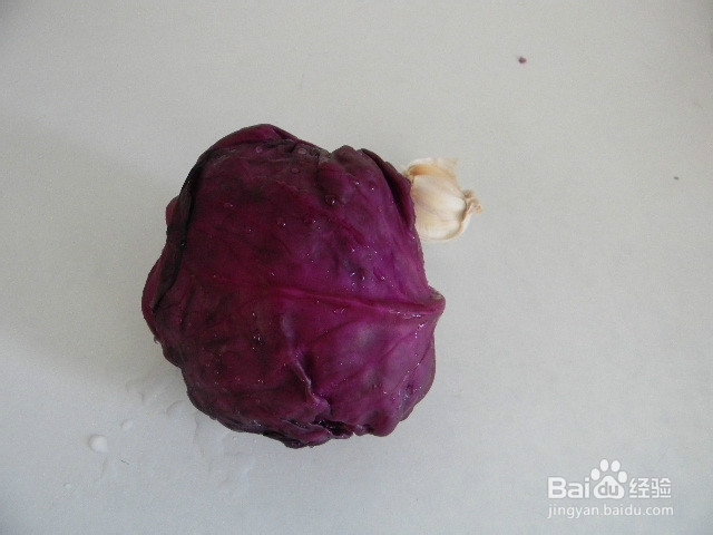 家常小炒——蒜香紫甘蓝