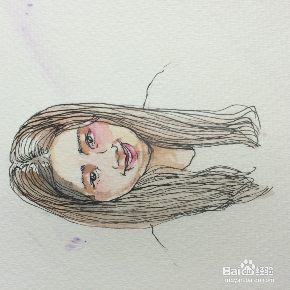 怎样用绚丽的水彩画出属于自己的专属头像?