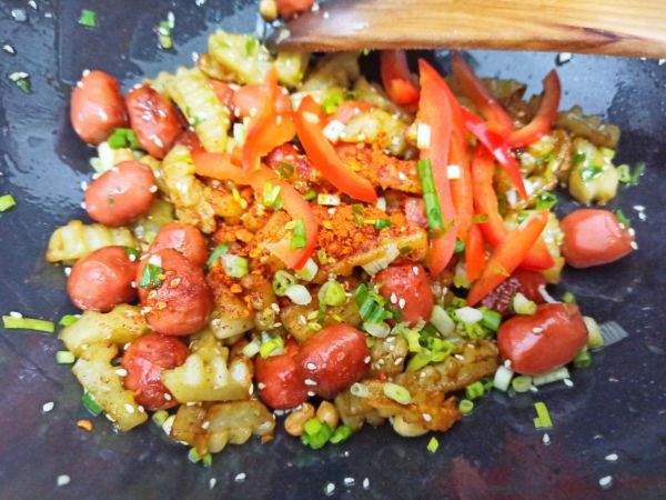 孜然土豆粒粒肠