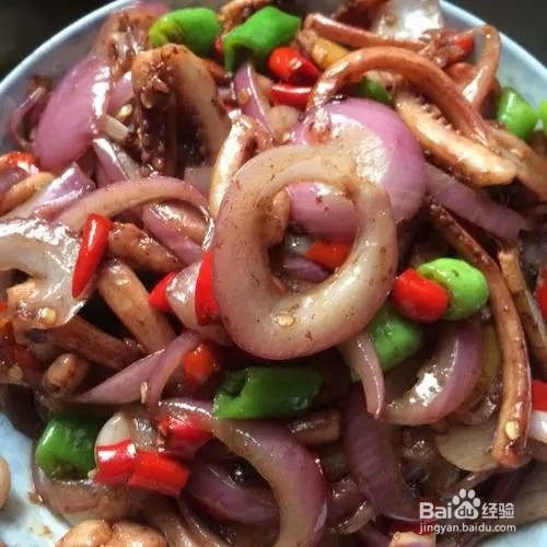 洋葱炒鱿鱼