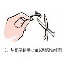 如何正确佩戴假睫毛