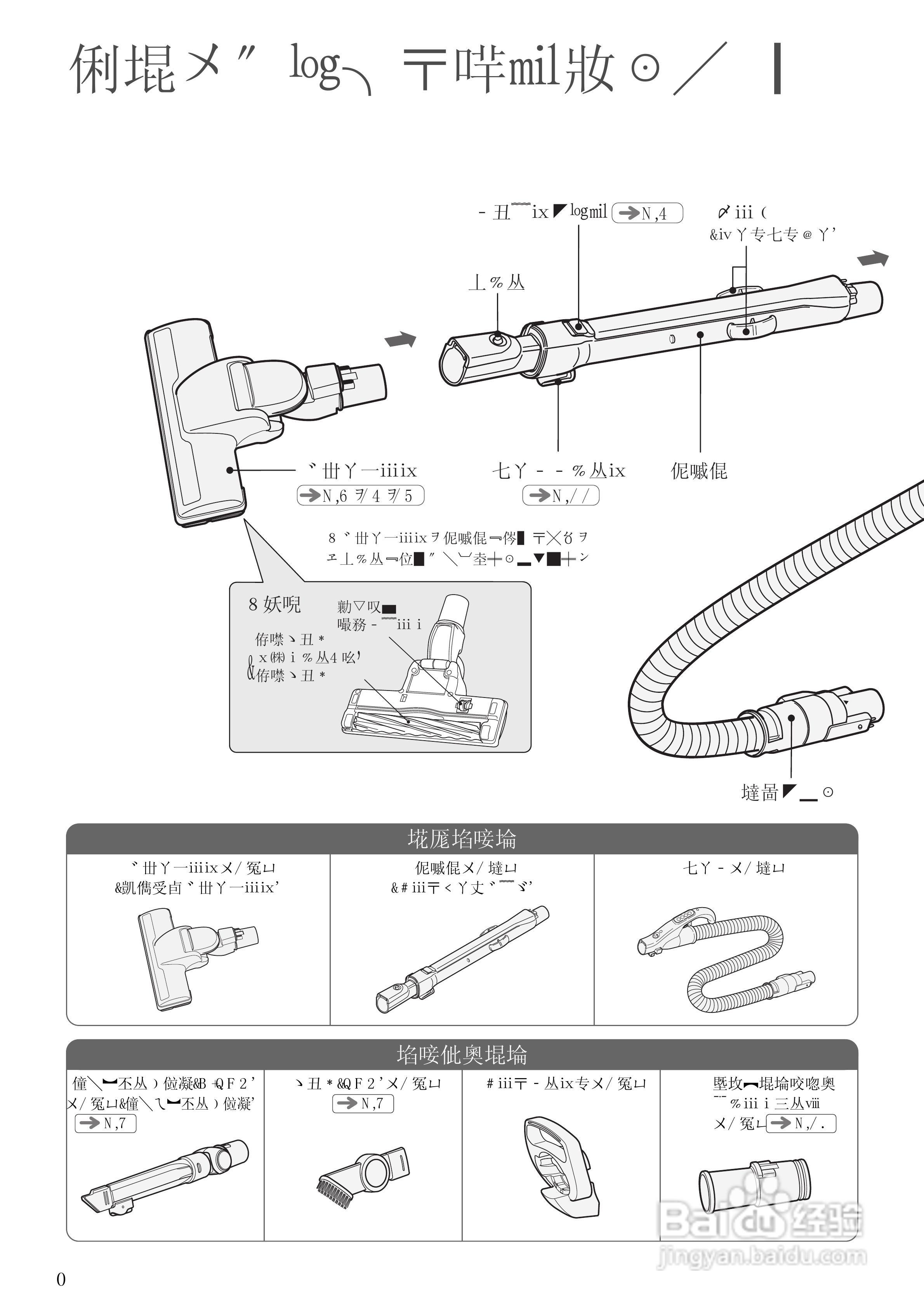 HITACHI日立电气扫除机CV-PM8说明书:[1]