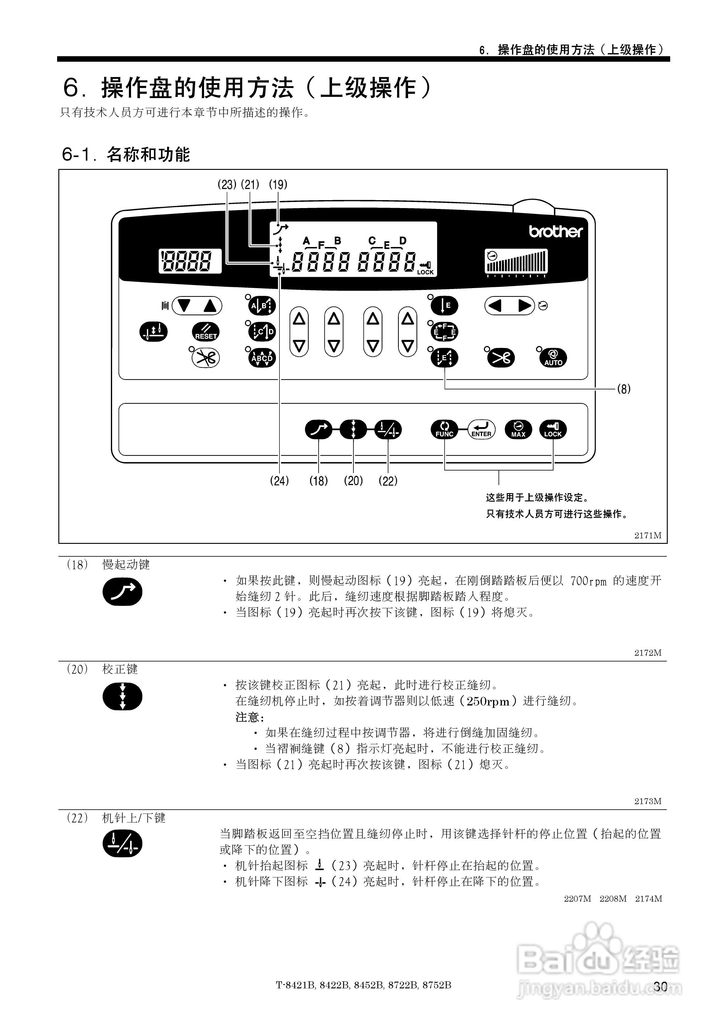 brother T-8421B缝纫机说明书:[4]