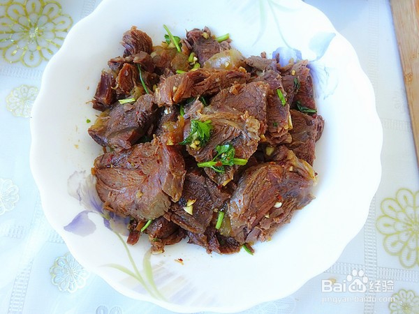 怎么做快手拌牛肉