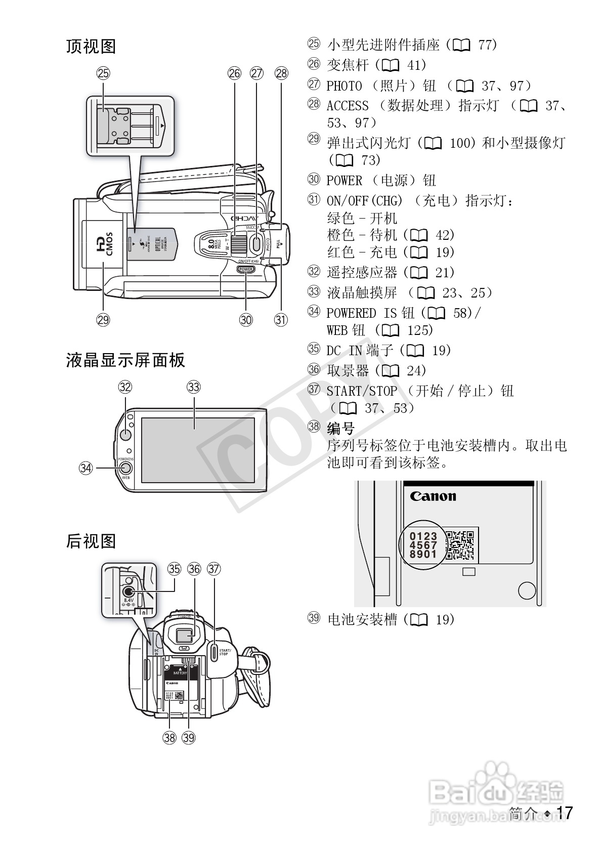 佳能LEGRIA HF S30数码摄像机使用说明书:[2]