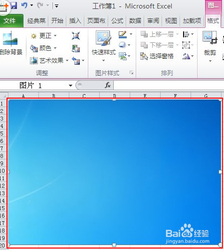 Excel2010中怎么屏幕截图