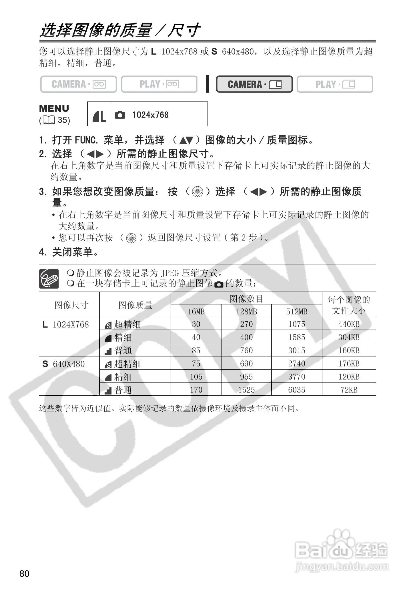 佳能MV960数码摄像机使用说明书:[8]