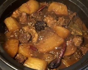炆牛白腩的做法
