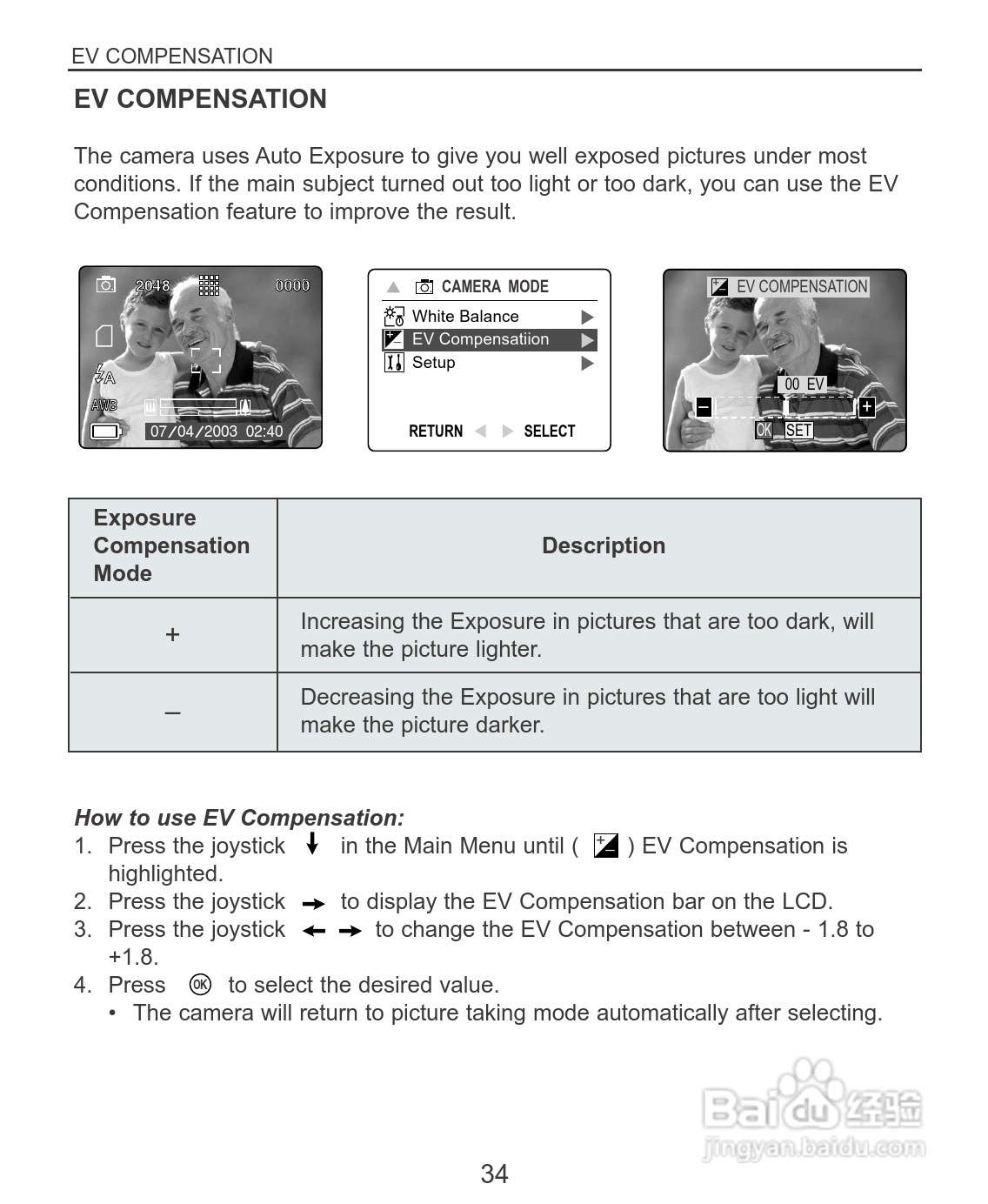 Rollei dc3100型数码相机说明书:[4]