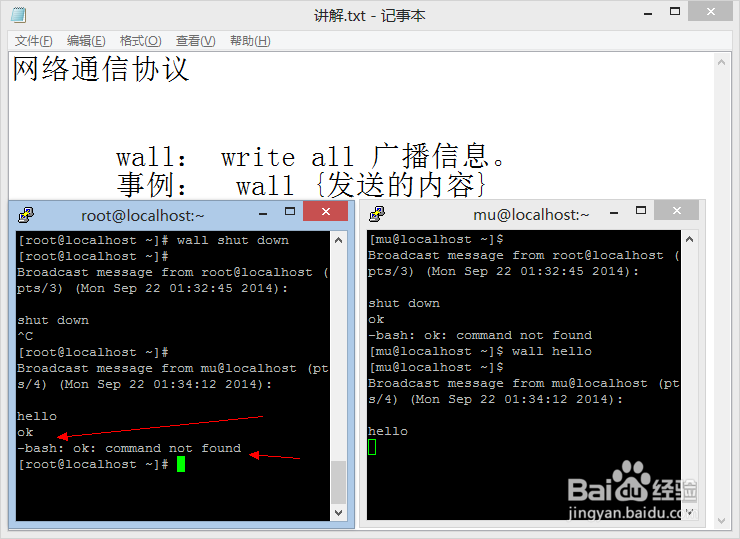 linux命令大全：[8]wall