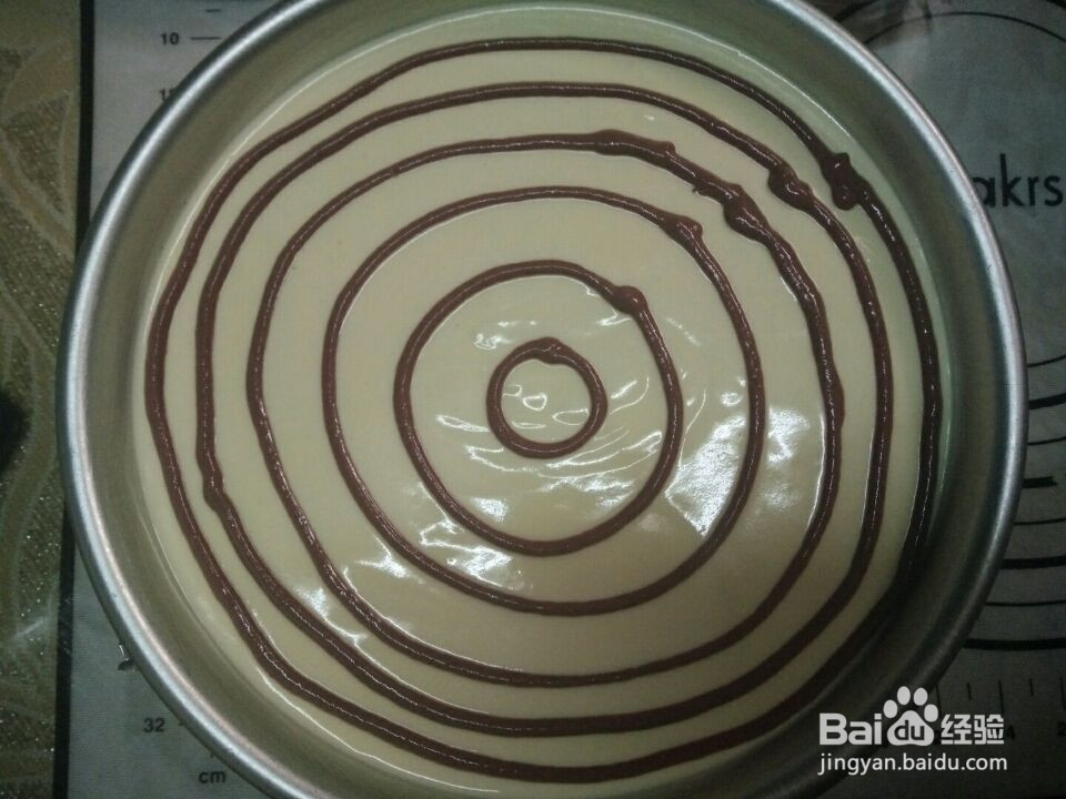 拉花轻乳酪蛋糕+的做法