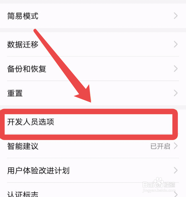 华为手机怎么开启开发者模式