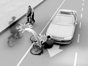 自行车骑车逆行被撞，谁负主要责任