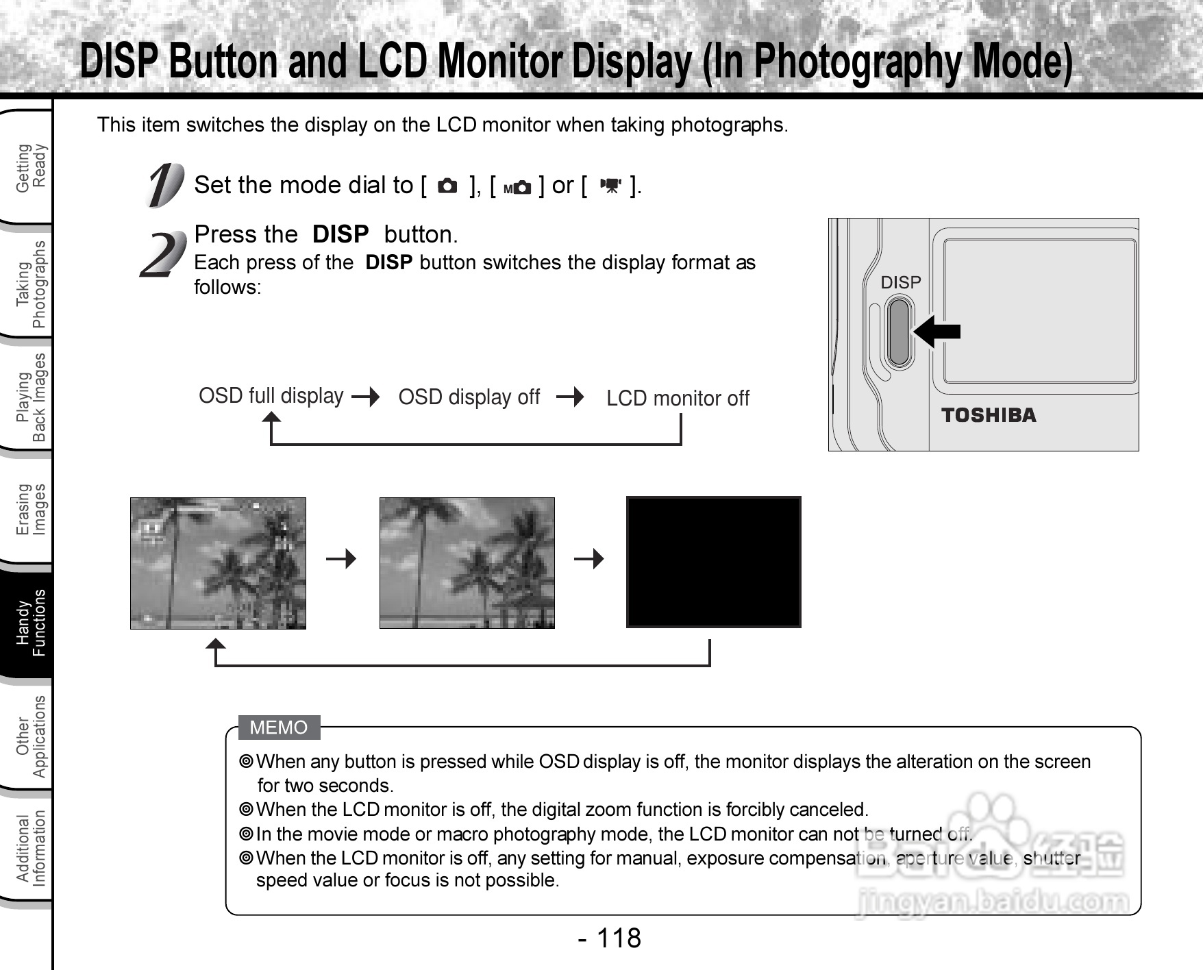 东芝PDR-3300数码相机使用说明书:[12]