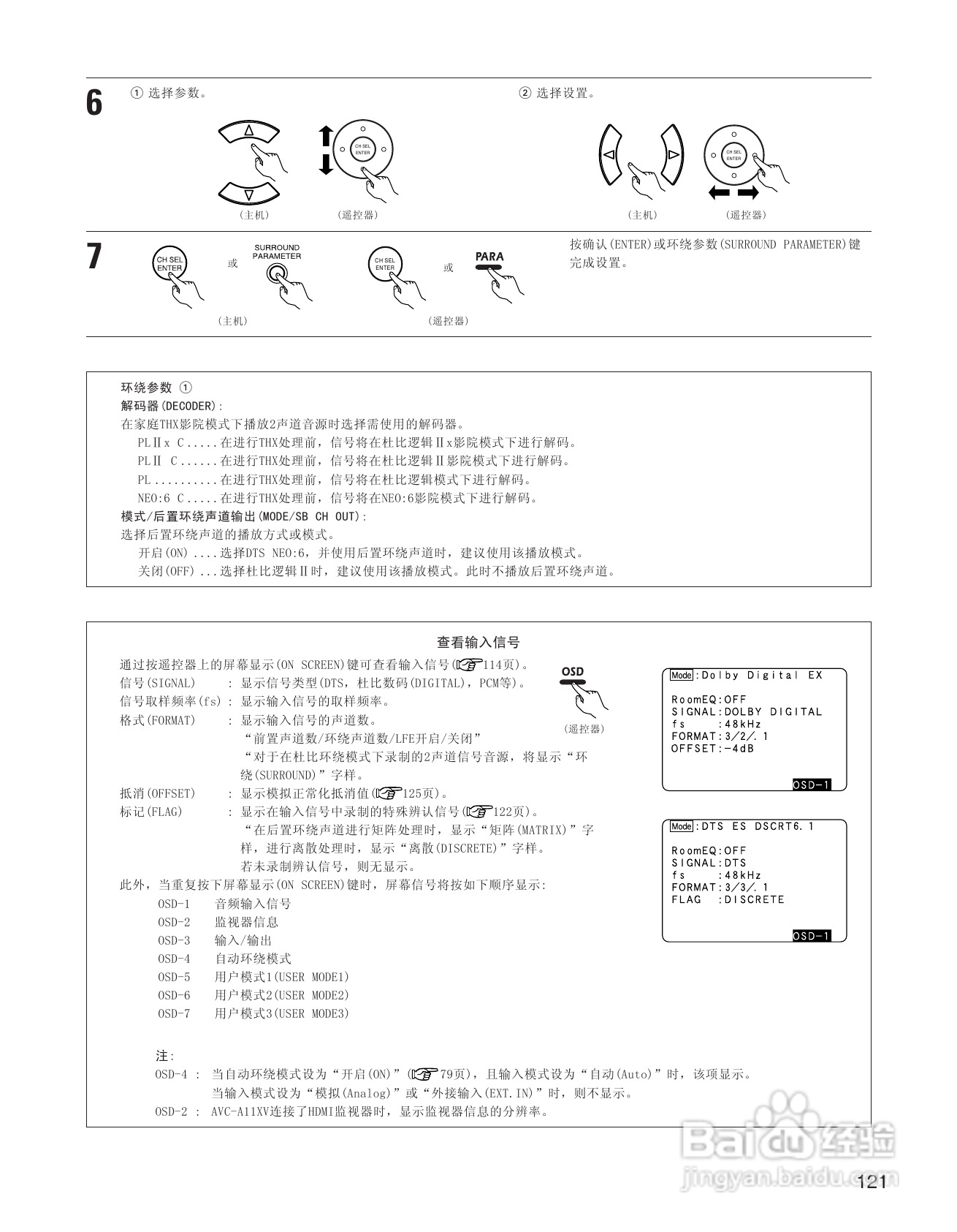 天龙AVC-A11XV 环绕音效扩大机说明书:[7]