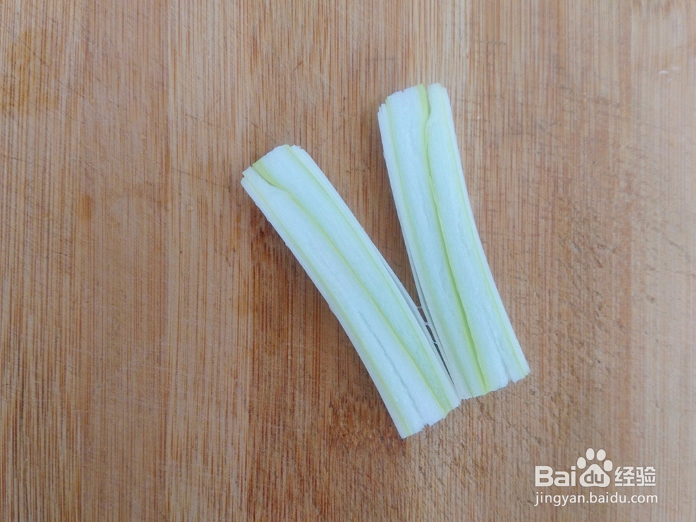 葱丝怎么切才会卷