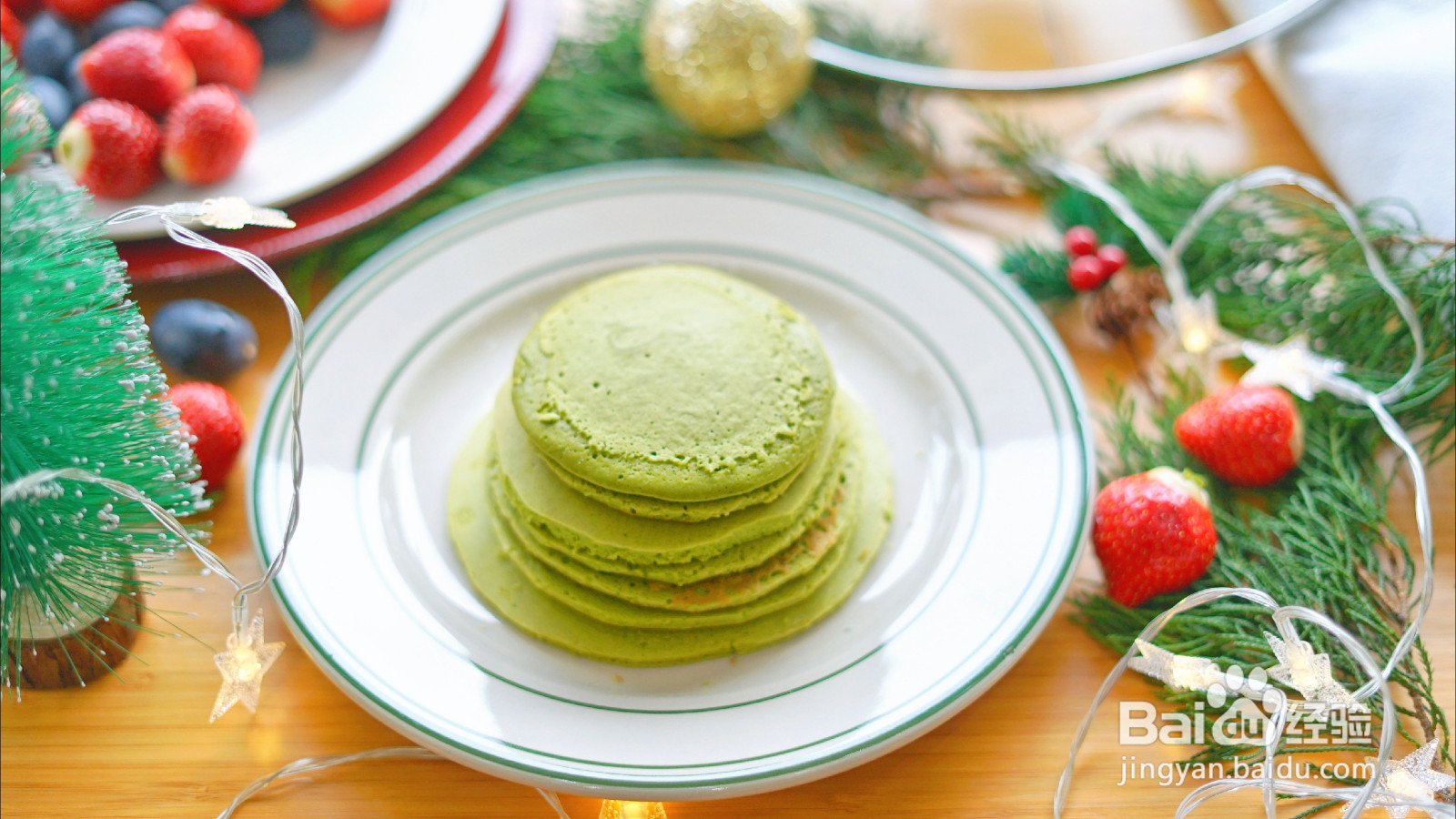 圣诞树松饼的做法