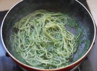 超美味的黑蒜菠菜意大利面