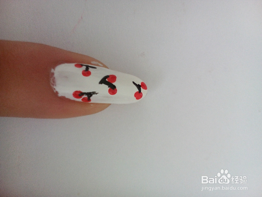 水果盛宴樱桃美甲