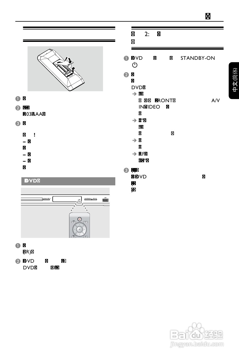 飞利浦DVP3156/93 DVD播放机使用说明书:[1]