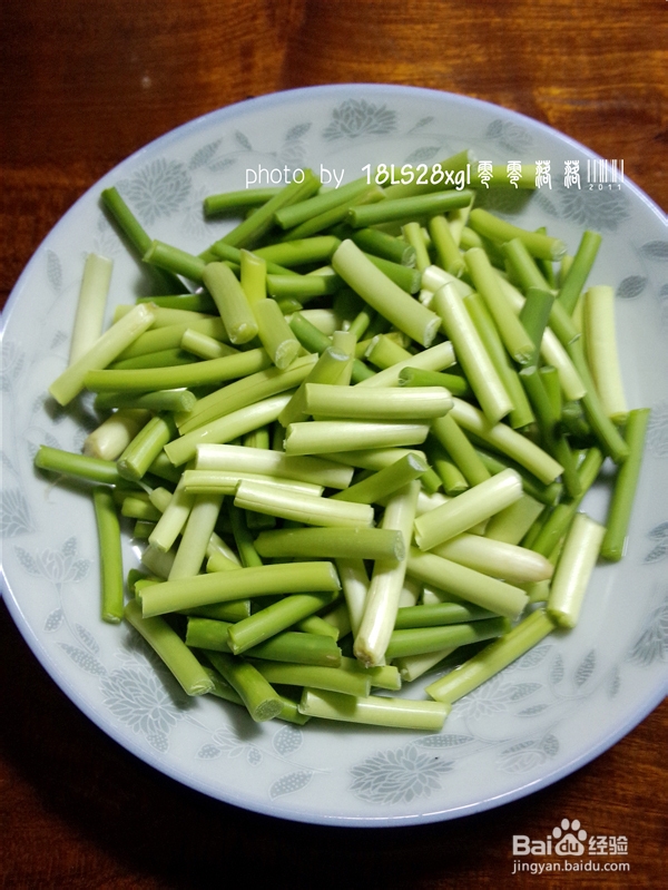 家常菜:蒜薹炒鸡蛋