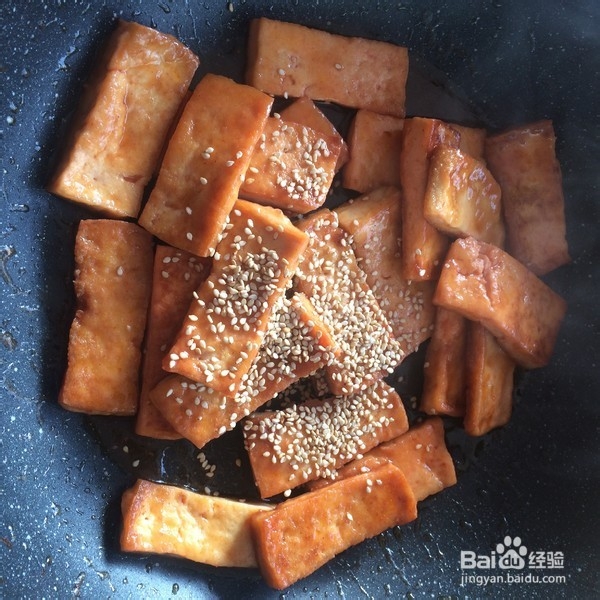教你做糖醋芝麻豆腐