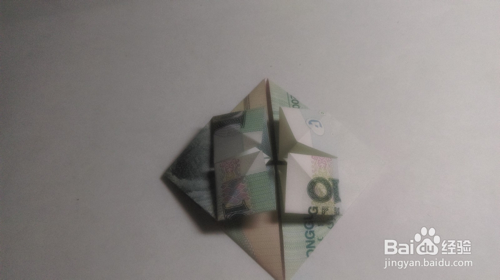 用纸币折出精美书签