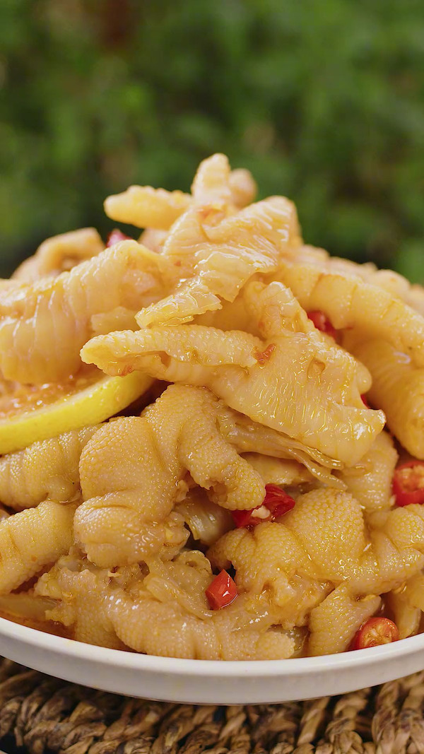 柠檬酸辣无骨凤爪