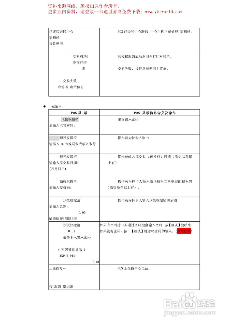 联迪银联卡32位POS终端操作手册:[4]