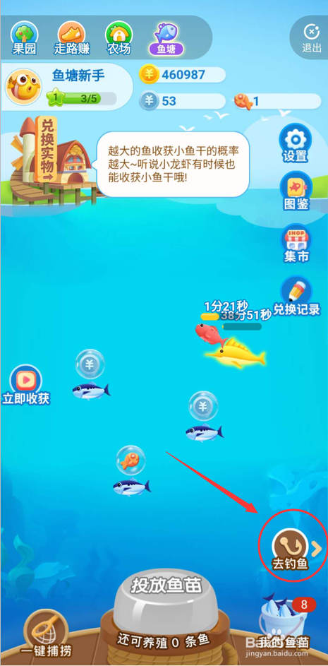 玩赚星球里的天天捕鱼怎么玩