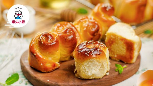 零难度脆底蜂蜜小面包