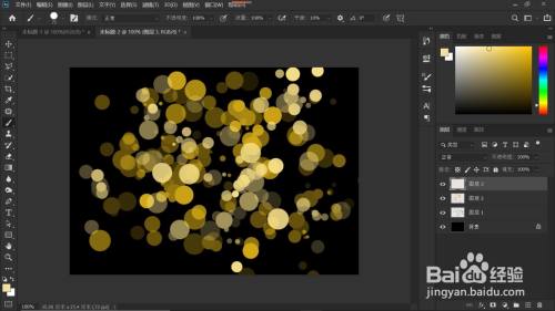 PS教程:如何设置唯美的光斑画笔?