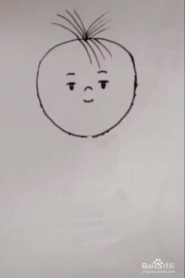 简笔画大耳朵图图的画法