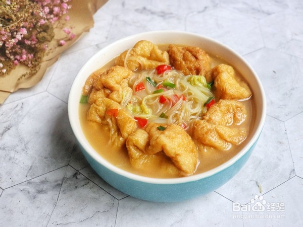 白菜粉丝汤的做法