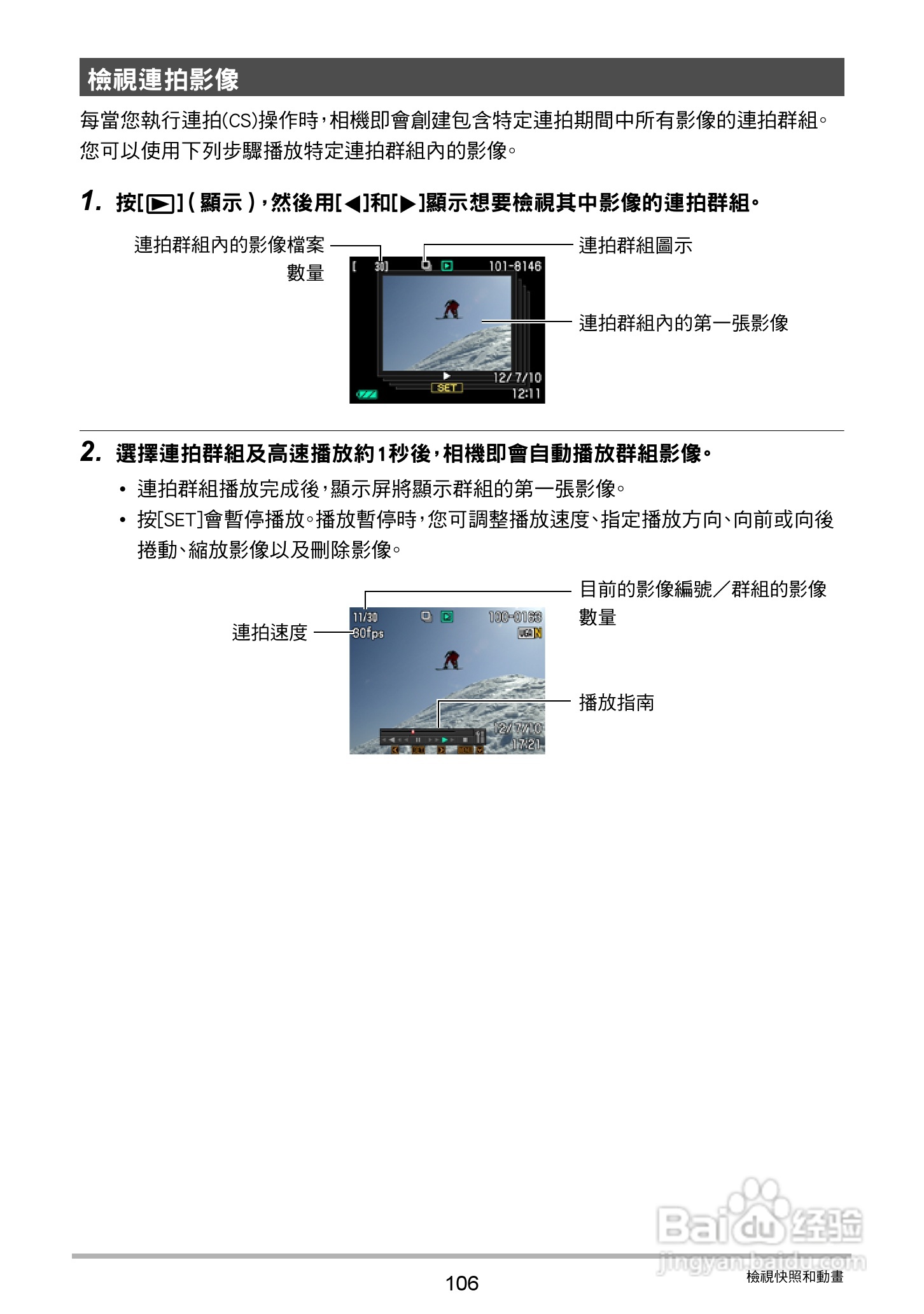 卡西欧EX-ZR20数码相机使用说明书:[11]