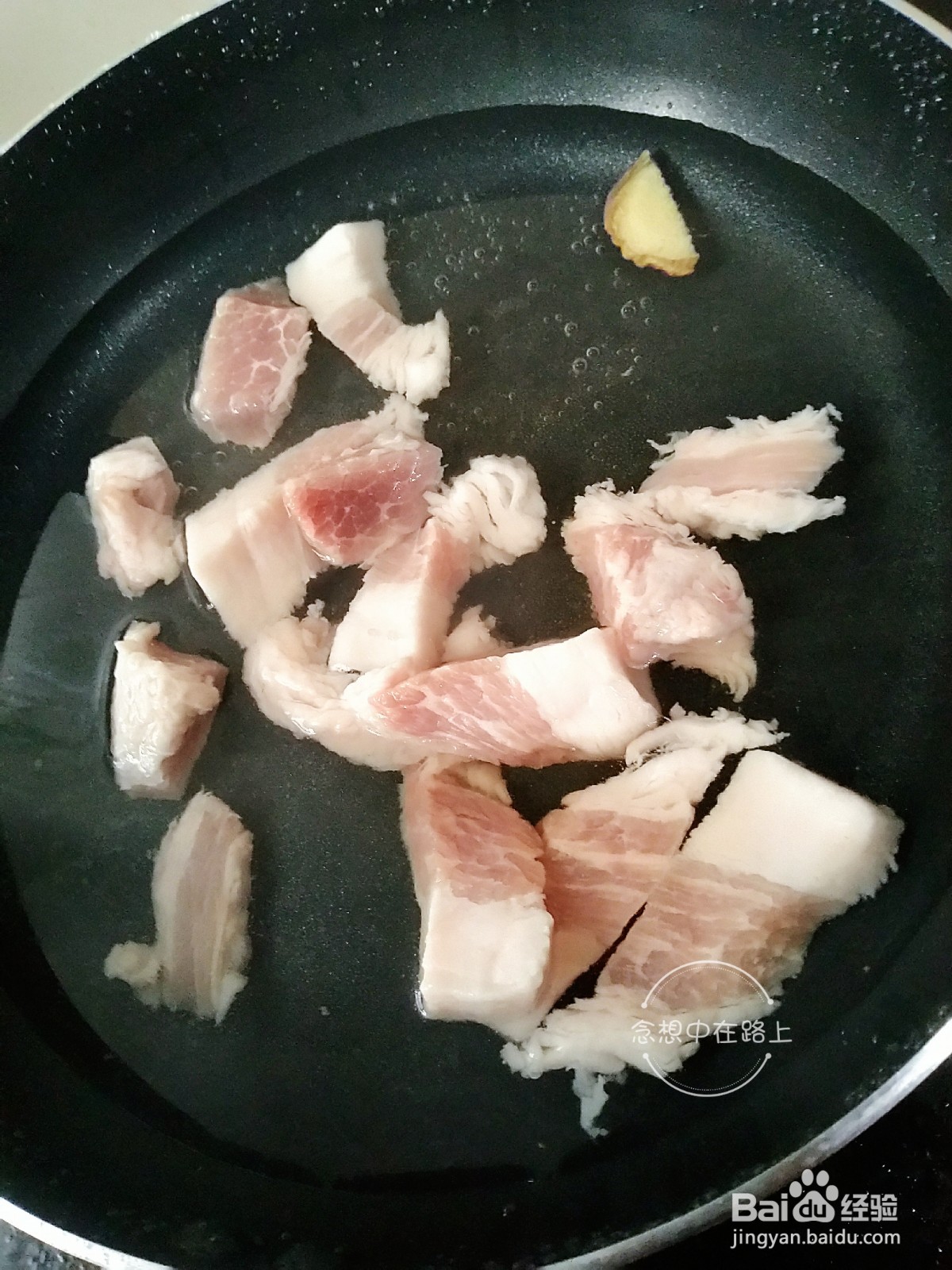 家常菜-五花肉炒蒜苗