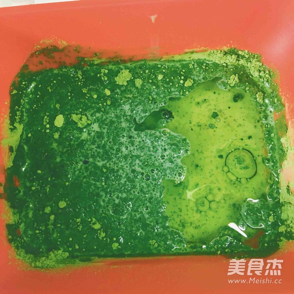 日式抹茶戚风蛋糕